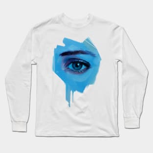 Cold Blue Long Sleeve T-Shirt